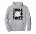 Baseball Uncle Cracked Wall Family Hoodie - Custom Art Print Men Women - T-Shirt, Sweatshirt, Hoodie