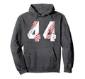Baseball 44 Jersey Number Hoodie - Casual Everyday Wear Unisex - T-Shirt, Sweatshirt, Hoodie