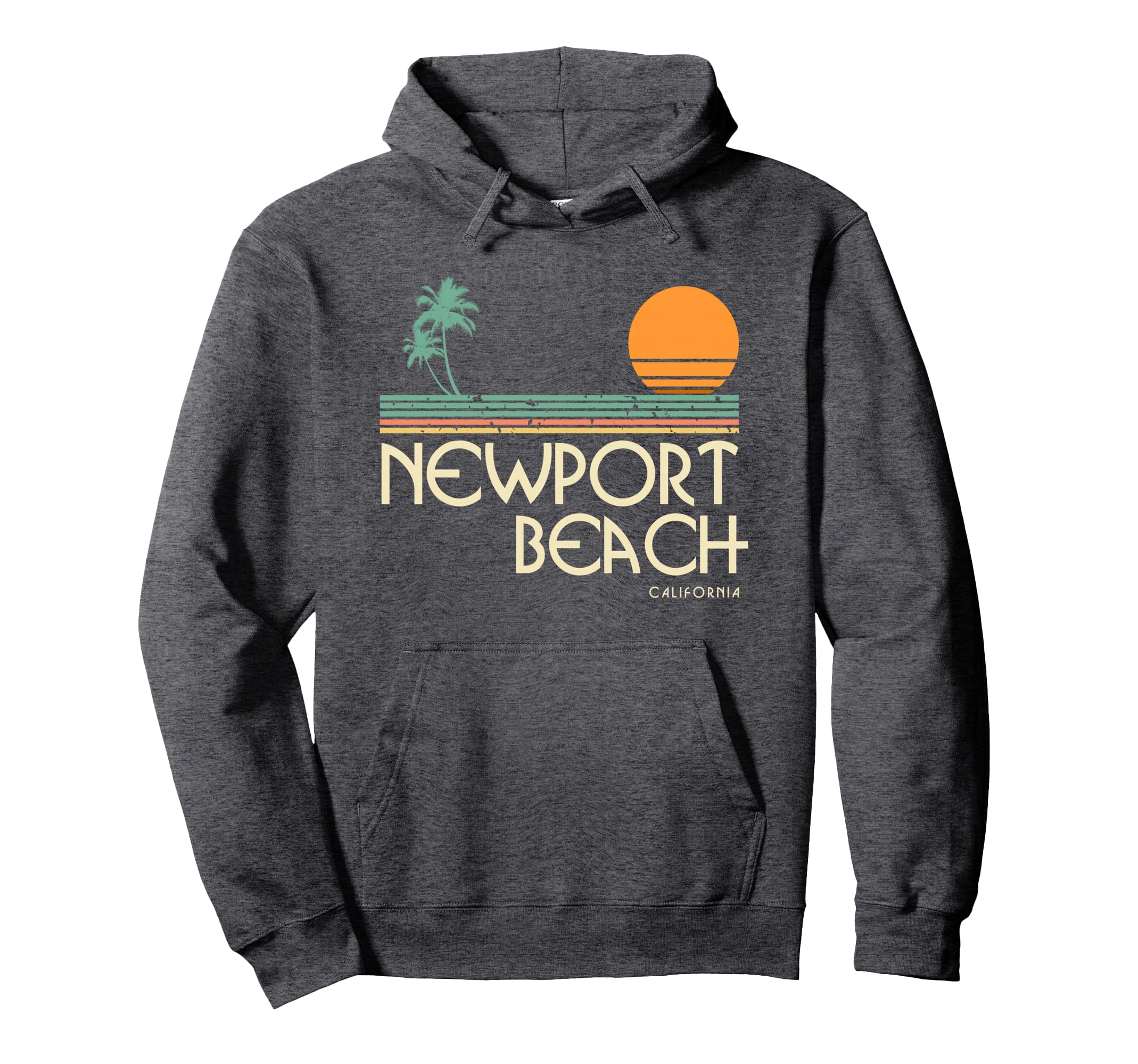 Newport Beach California Hoodie - Graphic Print Men Women - T-Shirt, Sweatshirt, Hoodie