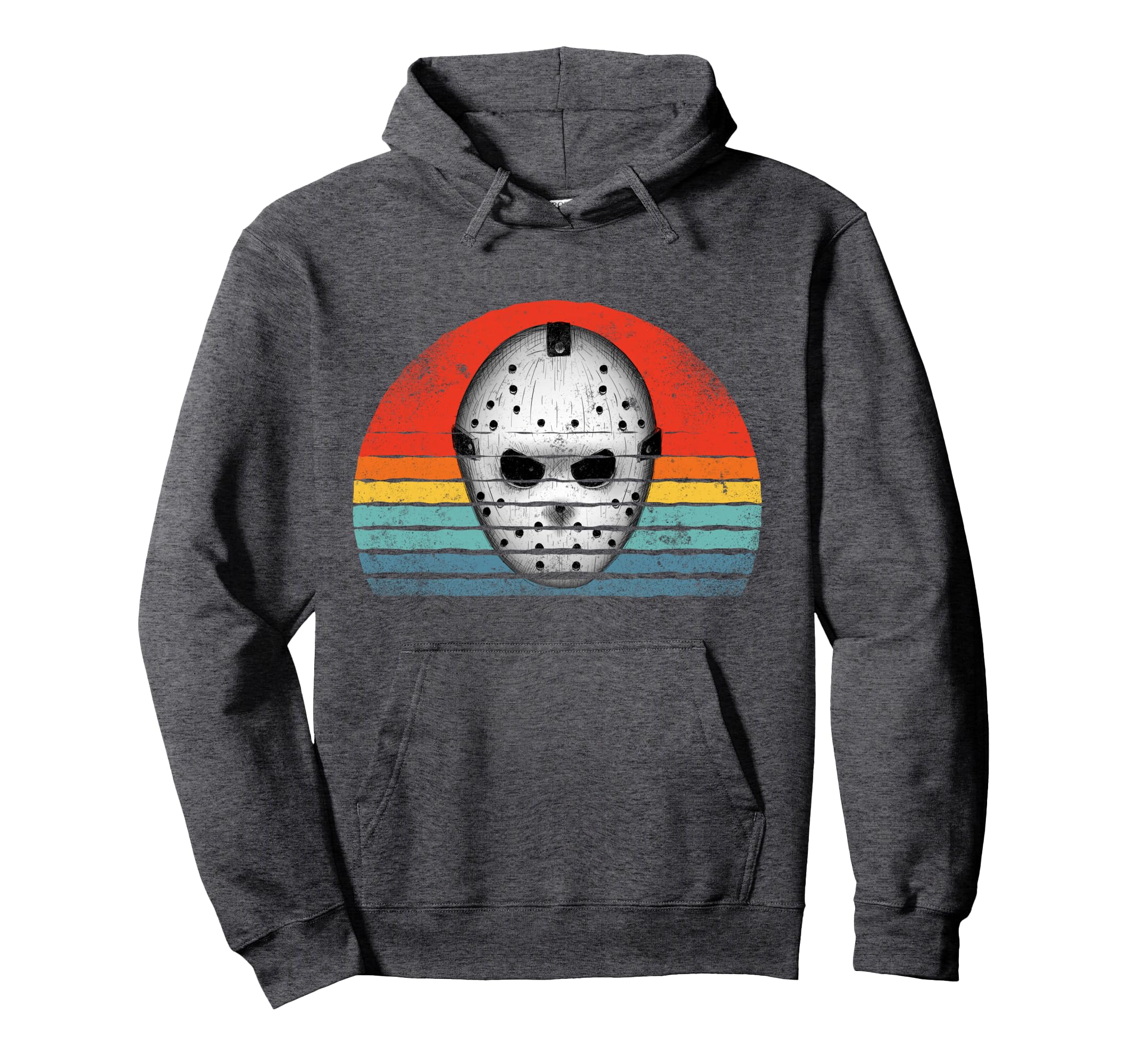 Scary Horror Movie Hockey Mask Blood Hoodie - Streetwear Style Men Women - T-Shirt, Sweatshirt, Hoodie