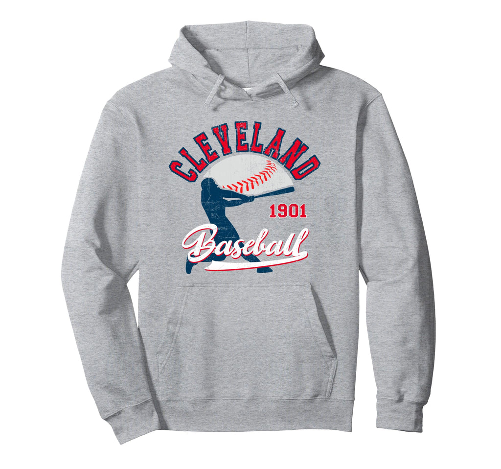 Batter Game Day Cleveland Baseball Hoodie - Custom Art Print Unisex - T-Shirt, Sweatshirt, Hoodie