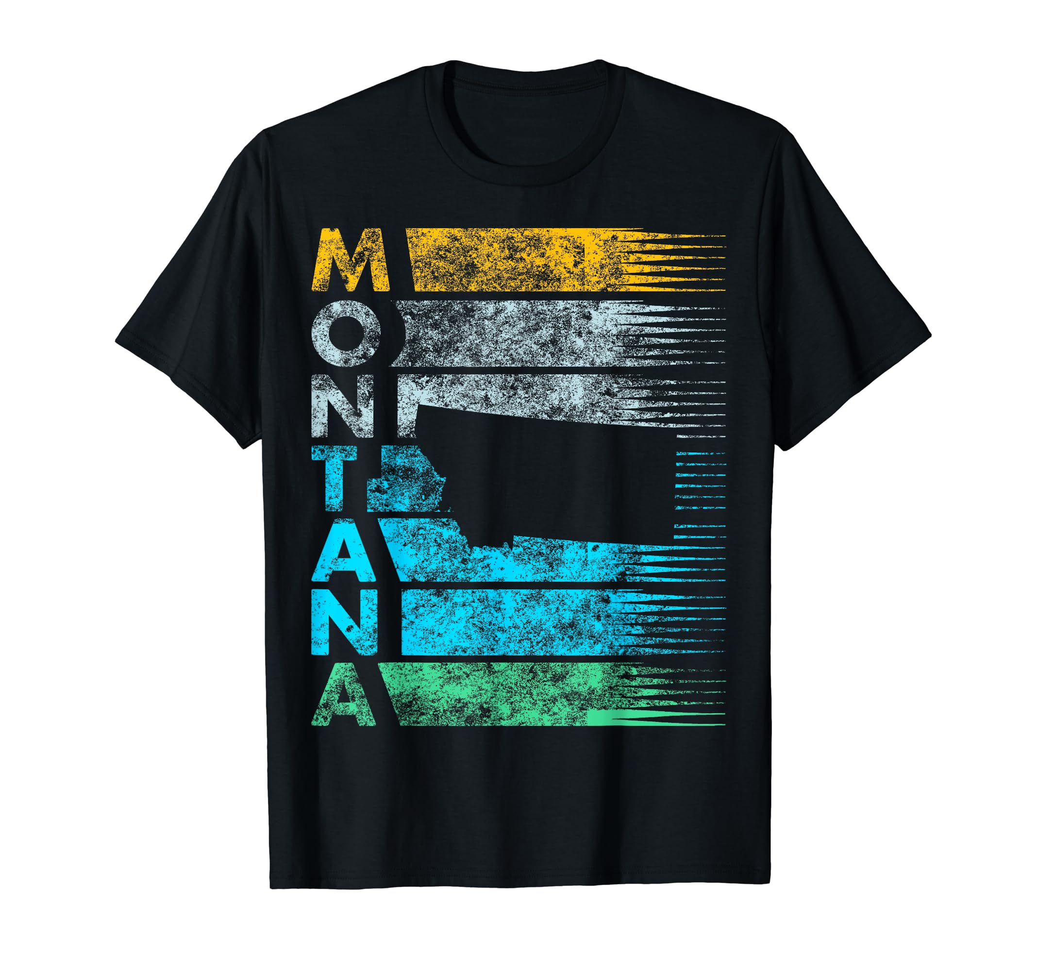 Distressed State Pride Montana T-Shirt - Fun Novelty Design for Adults - T-Shirt, Sweatshirt, Hoodie