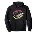 Synthesizer Vaporwave Aesthetic Hoodie - Casual Everyday Wear Unisex - T-Shirt, Sweatshirt, Hoodie