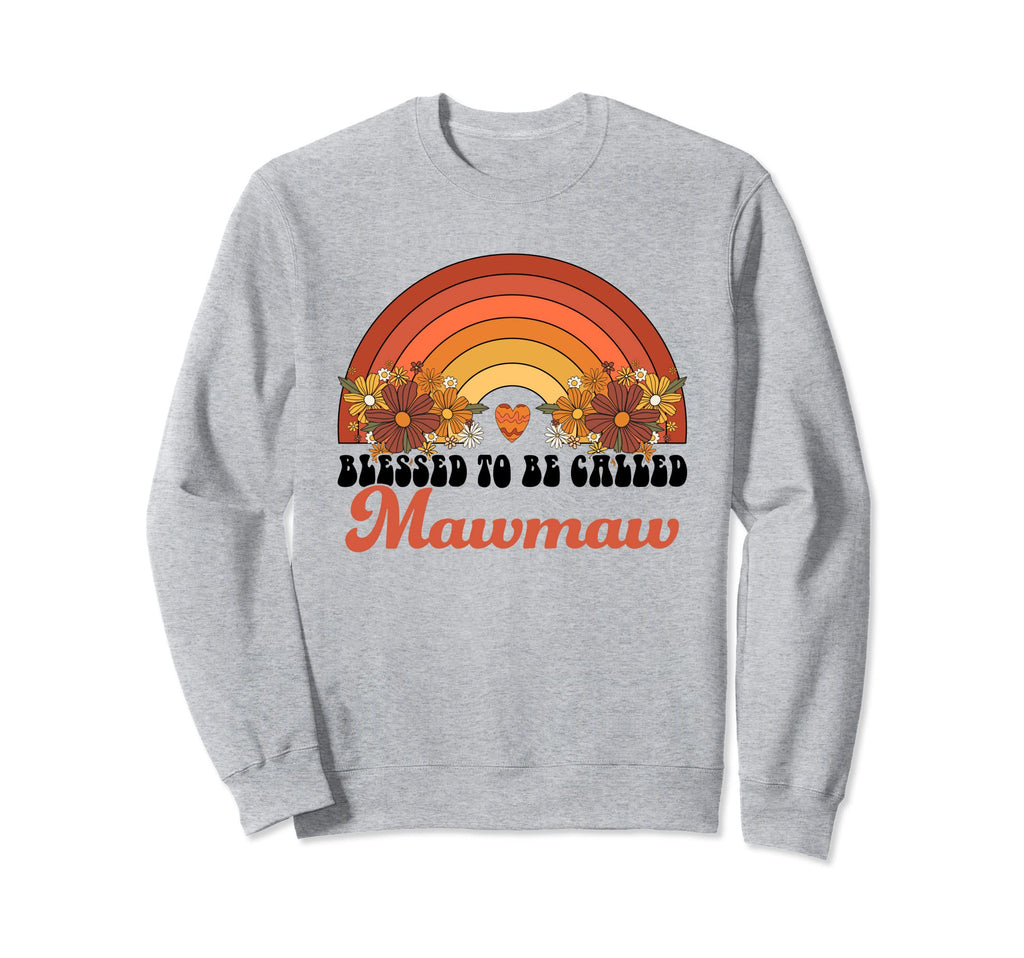 Blessed To Be Called Mawmaw Rainbow Sweatshirt - Graphic Print Unisex - T-Shirt, Sweatshirt, Hoodie