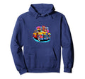 50S Fifties American Car Diner Hoodie - Trendy Graphic Unisex - T-Shirt, Sweatshirt, Hoodie