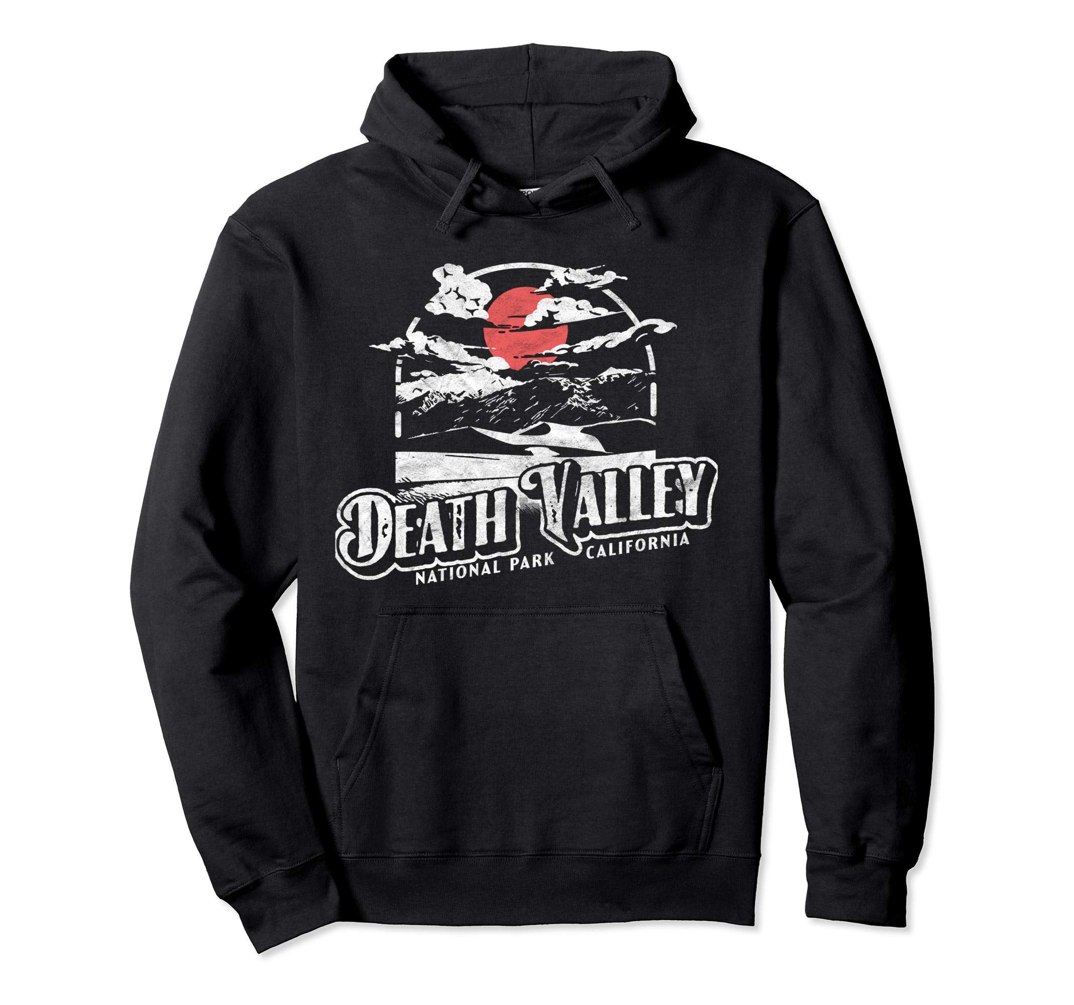 Death Valley National Park Distressed Hoodie - Graphic Print for Adults - T-Shirt, Sweatshirt, Hoodie