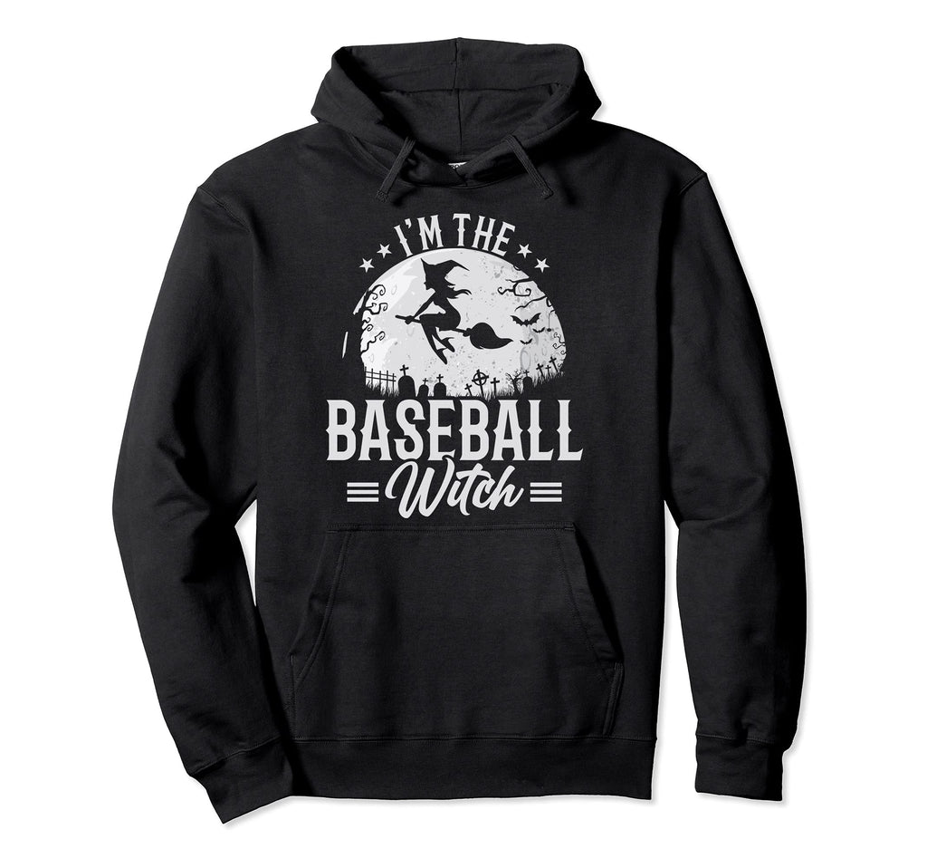 Im Baseball Witch Matching Family Halloween Hoodie - Unique Graphic Unisex - T-Shirt, Sweatshirt, Hoodie