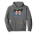 Baseball Mama Coquette Bow Funny Baseball Hoodie - Streetwear Style Unisex - T-Shirt, Sweatshirt, Hoodie