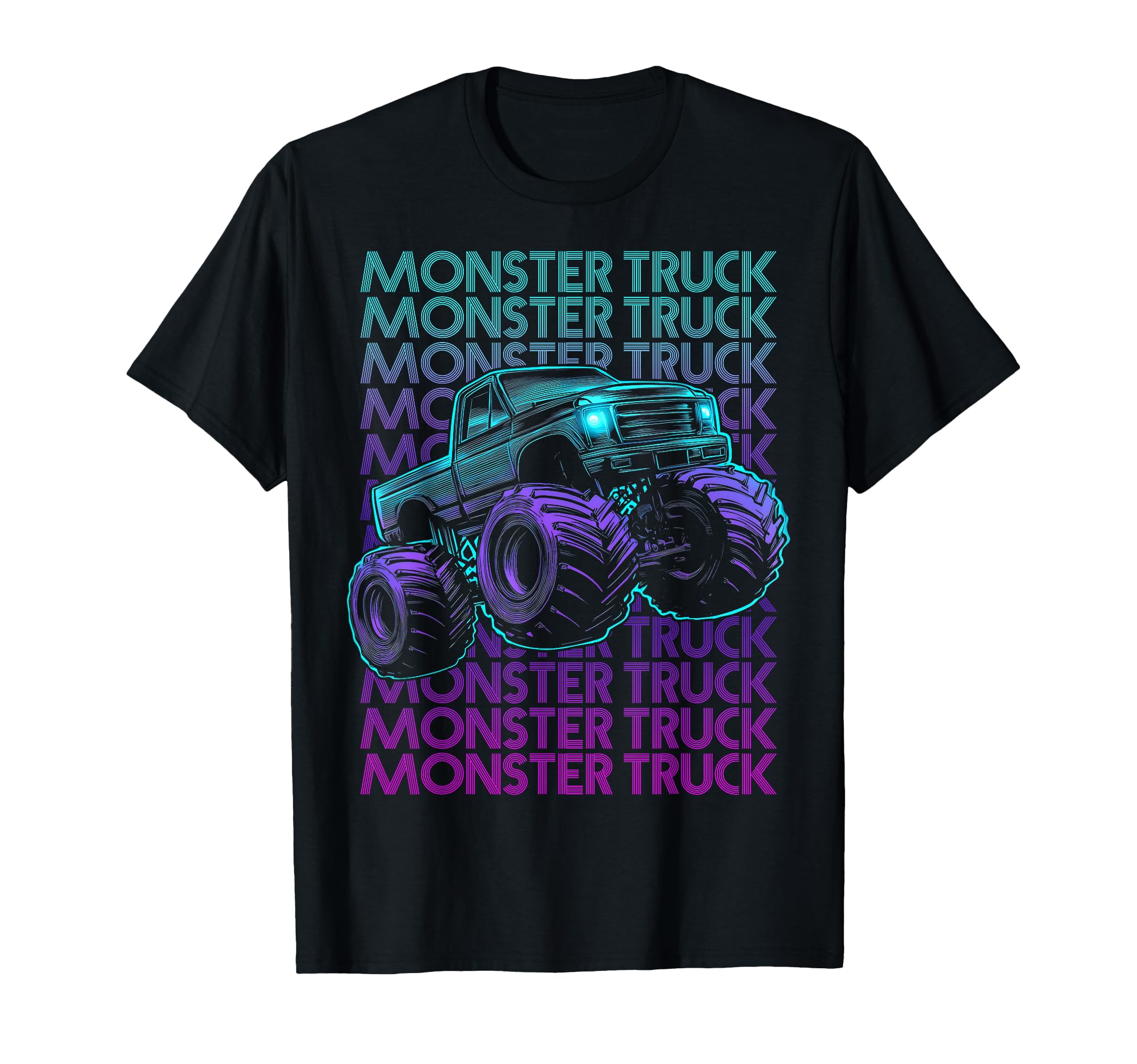 Monster Trucks 4 Wheeler Offroad T-Shirt - Unique Graphic Men Women - T-Shirt, Sweatshirt, Hoodie