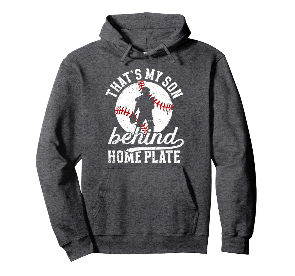 Thats My Son Baseball Catcher Mom Hoodie - Graphic Print for Adults - T-Shirt, Sweatshirt, Hoodie