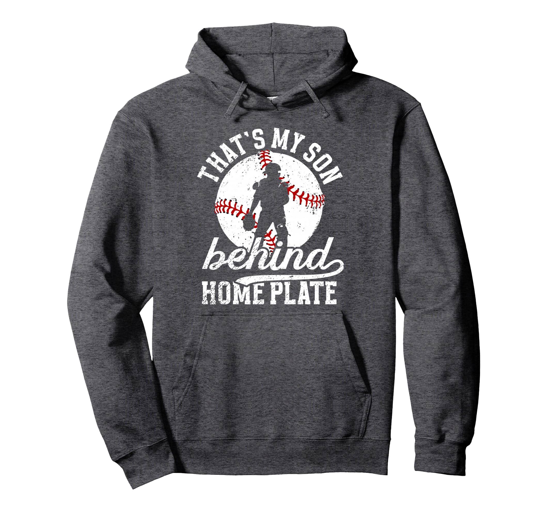 Thats My Son Baseball Catcher Mom Hoodie - Graphic Print for Adults - T-Shirt, Sweatshirt, Hoodie