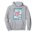 Surfing Axolotl Drinking Banana Milk Hoodie - Novelty Apparel for Adults - T-Shirt, Sweatshirt, Hoodie