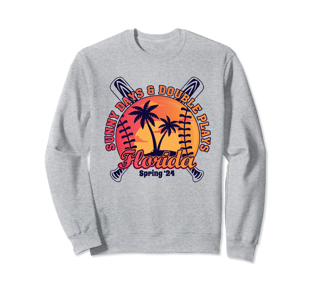 Spring Florida Baseball Family Sweatshirt - Casual Everyday Wear Men Women - T-Shirt, Sweatshirt, Hoodie