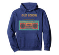 Old School Boombox Weathered 80S 90S Hoodie - Novelty Apparel for Adults - T-Shirt, Sweatshirt, Hoodie