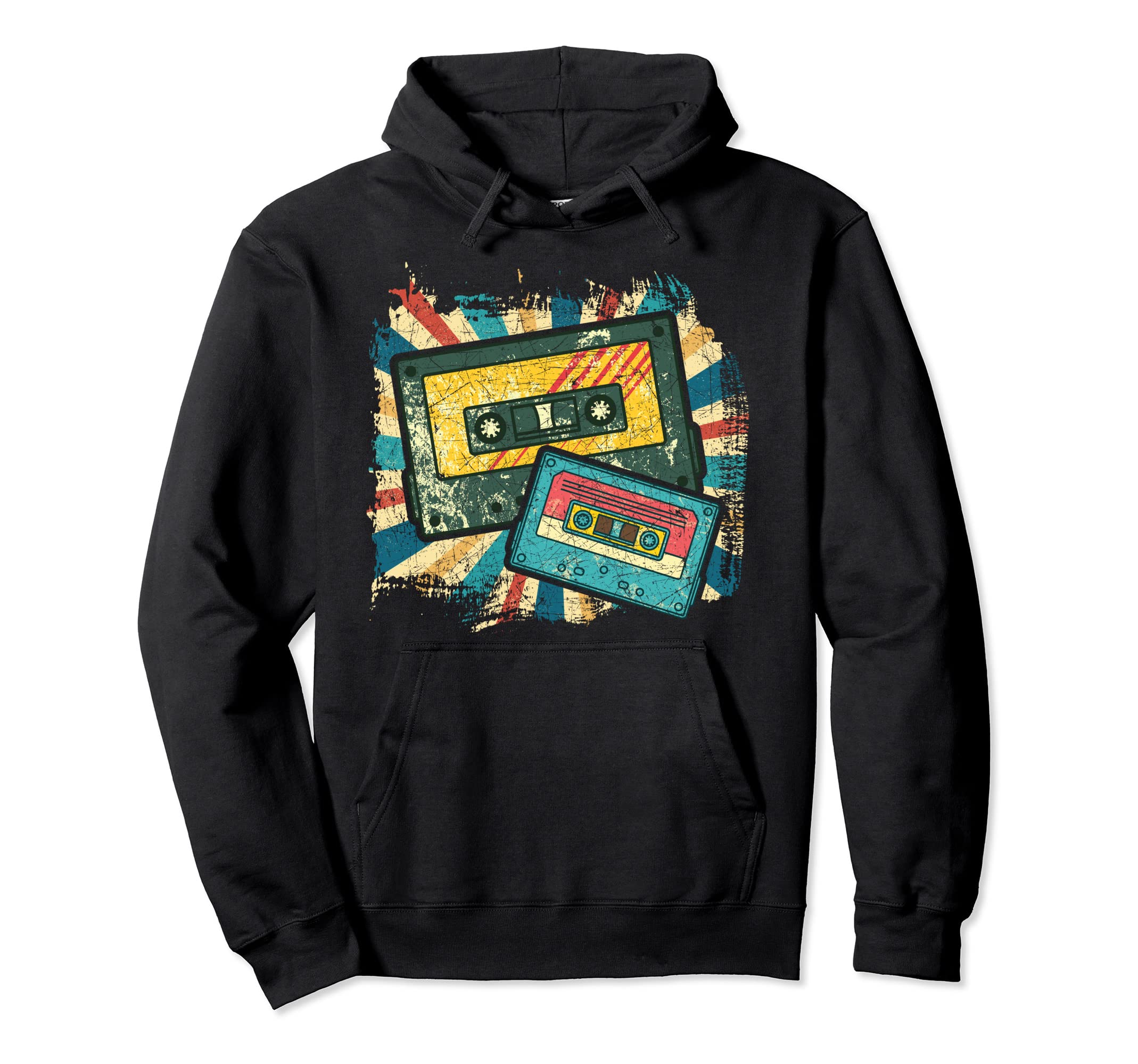 Eighties Generation Mixtape 1980S Music Hoodie - Minimalist Print Unisex - T-Shirt, Sweatshirt, Hoodie