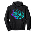 Ball Python Snake Vaporwave Hoodie - Unique Graphic Unisex - T-Shirt, Sweatshirt, Hoodie