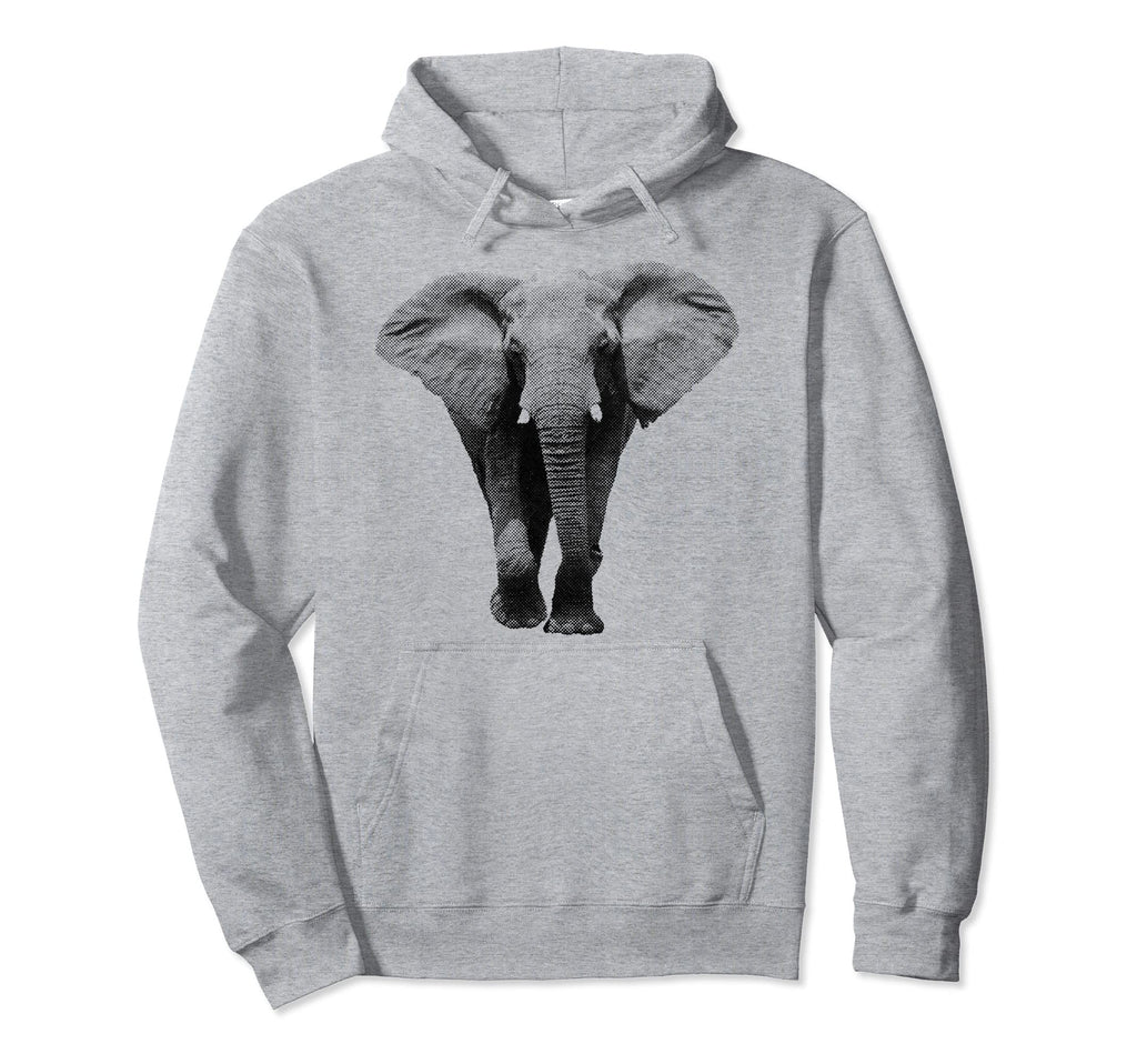 Elephant Elephant Aesthetic Boho Hoodie - Minimalist Print for Adults - T-Shirt, Sweatshirt, Hoodie