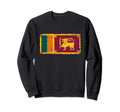 Sri Lanka Flag Distressed Sweatshirt - Streetwear Style Unisex - T-Shirt, Sweatshirt, Hoodie