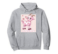 Kawaii Aesthetic Strawberry Goat Vaporwave Hoodie - Trendy Graphic Unisex - T-Shirt, Sweatshirt, Hoodie