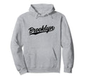 Brooklyn New York Ny 1970S Swoosh Hoodie - Fun Novelty Design for Adults - T-Shirt, Sweatshirt, Hoodie