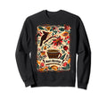 Moms Mornings Floral Coffee Mug Sweatshirt - Novelty Apparel for Adults - T-Shirt, Sweatshirt, Hoodie