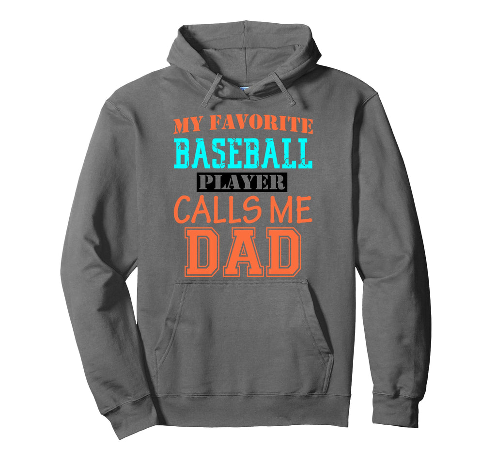 Funny Supportive Dad Baseball Player Hoodie - Casual Everyday Wear Unisex - T-Shirt, Sweatshirt, Hoodie