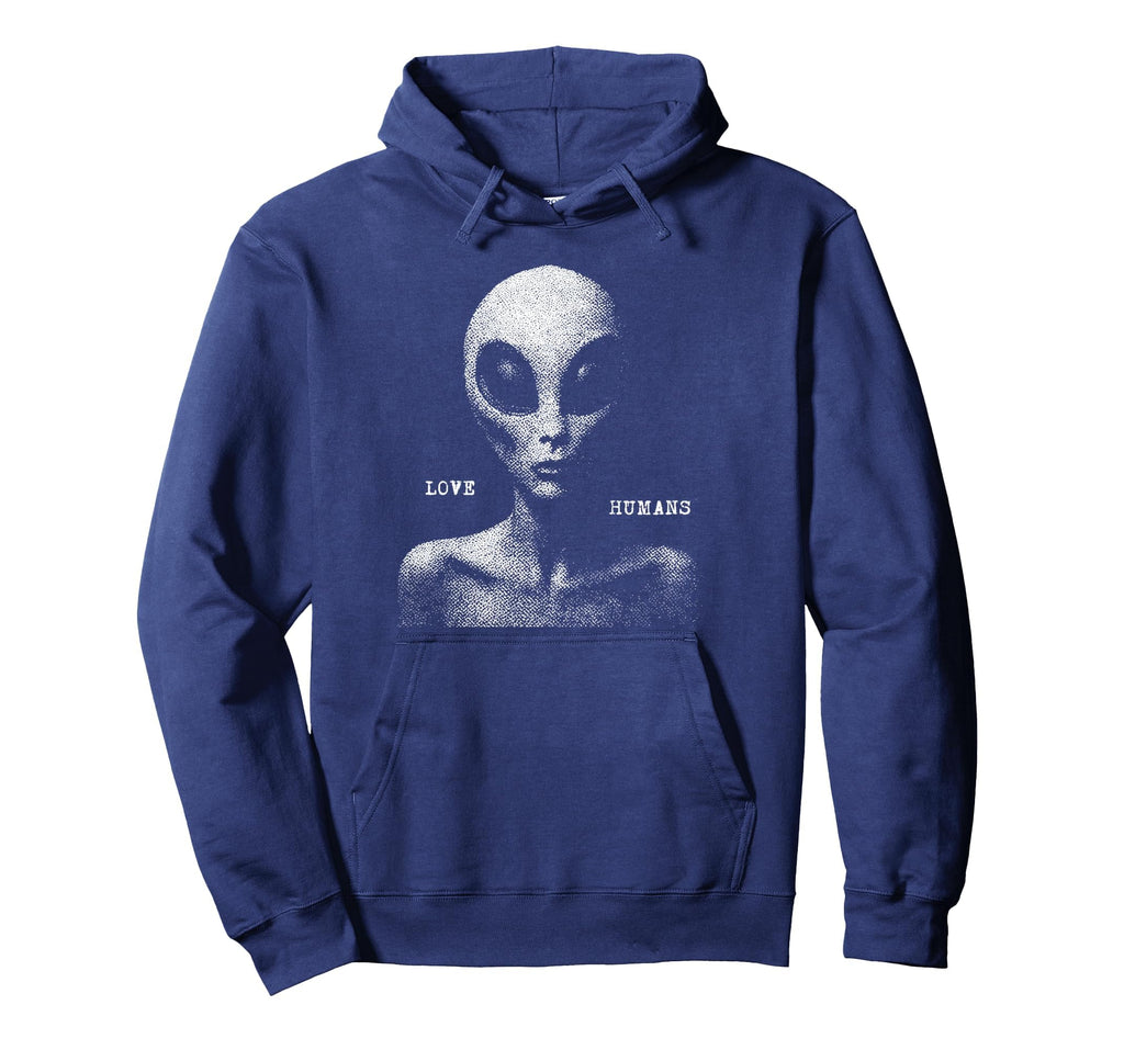 Alien Ufo Extraterrestrial 90S Aesthetic Hoodie - Unique Graphic Men Women - T-Shirt, Sweatshirt, Hoodie