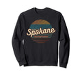 Souvenir Sunset Distressed Spokane Sweatshirt - Novelty Apparel Men Women - T-Shirt, Sweatshirt, Hoodie