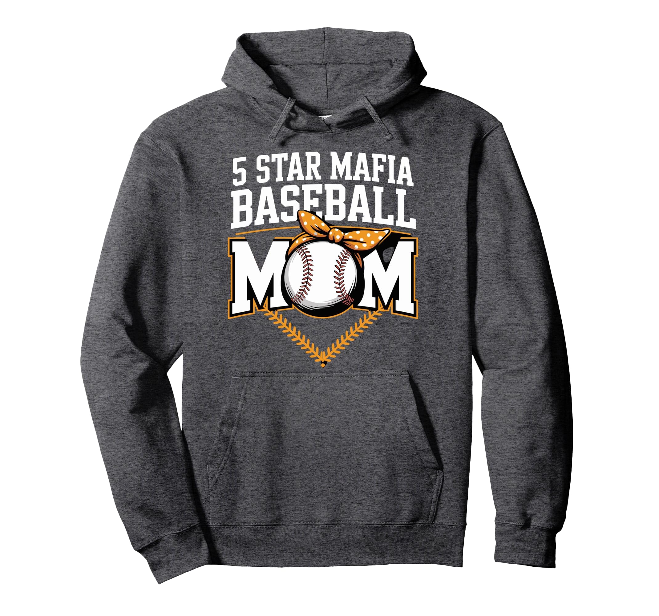 5 Star Mafia Baseball Mom Hoodie - Fun Novelty Design Men Women - T-Shirt, Sweatshirt, Hoodie