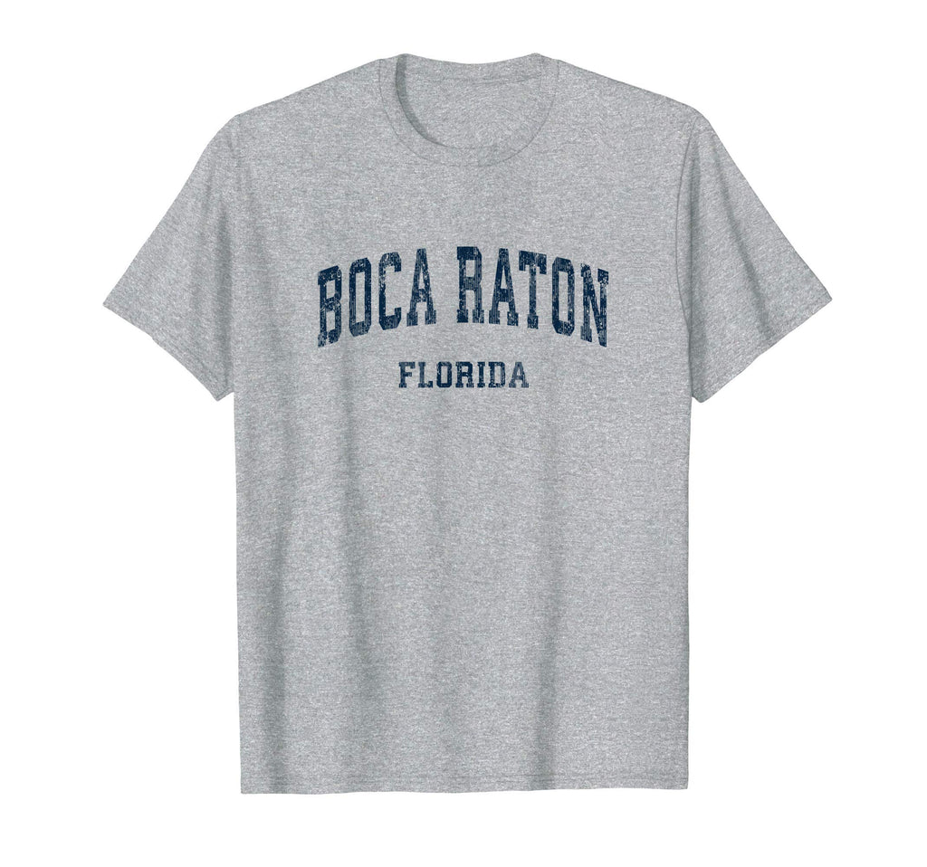 Boca Raton Florida Fl Varsity Sports T-Shirt - Custom Art Print for Adults - T-Shirt, Sweatshirt, Hoodie