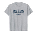 Boca Raton Florida Fl Varsity Sports T-Shirt - Custom Art Print for Adults - T-Shirt, Sweatshirt, Hoodie