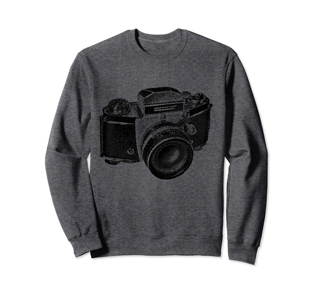 Camera Distressed Camera Artwork Gift Sweatshirt - Aesthetic Graphic Unisex - T-Shirt, Sweatshirt, Hoodie