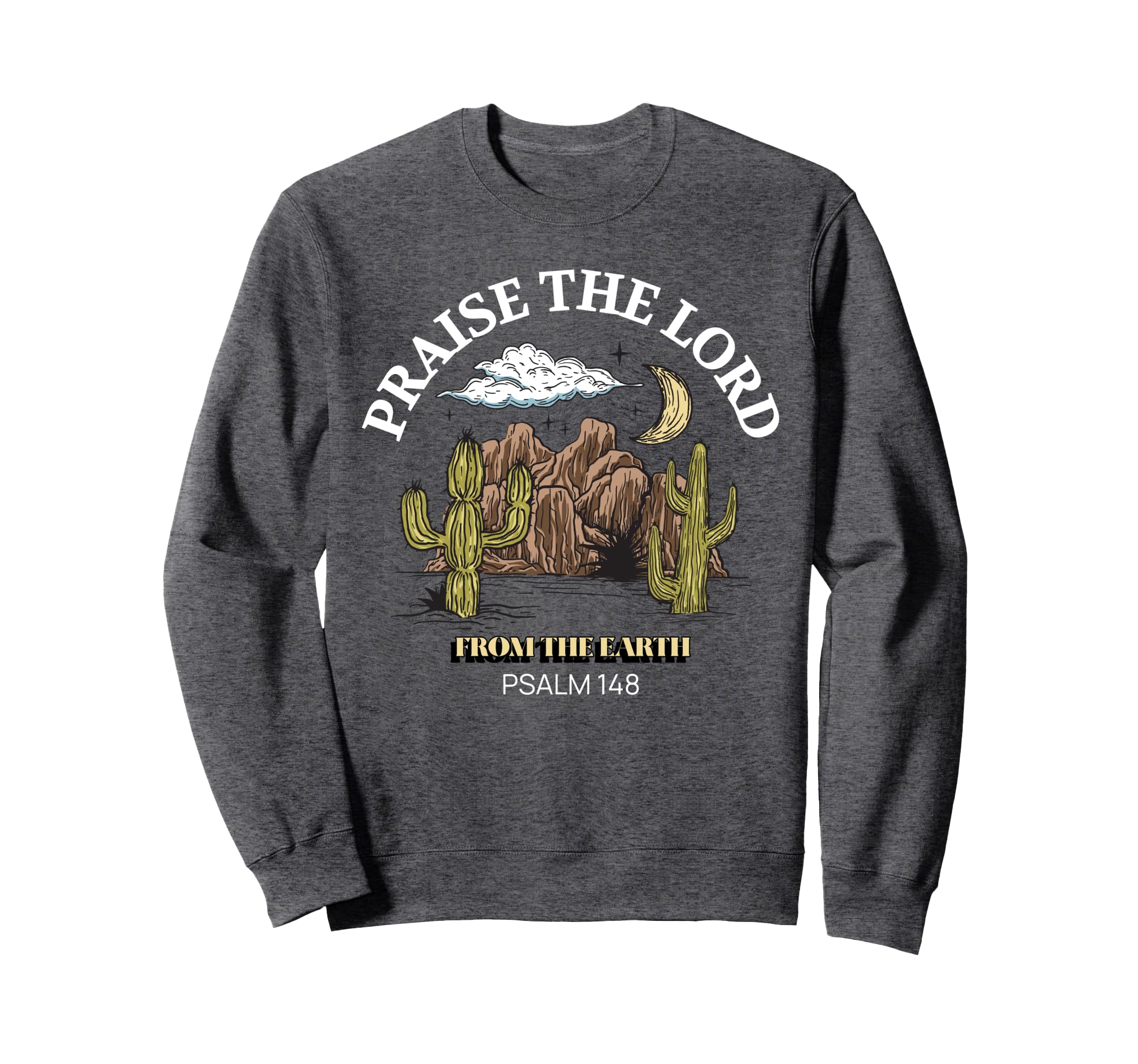 Boho Christian Camping Psalm Bible Sweatshirt - Novelty Apparel Unisex - T-Shirt, Sweatshirt, Hoodie