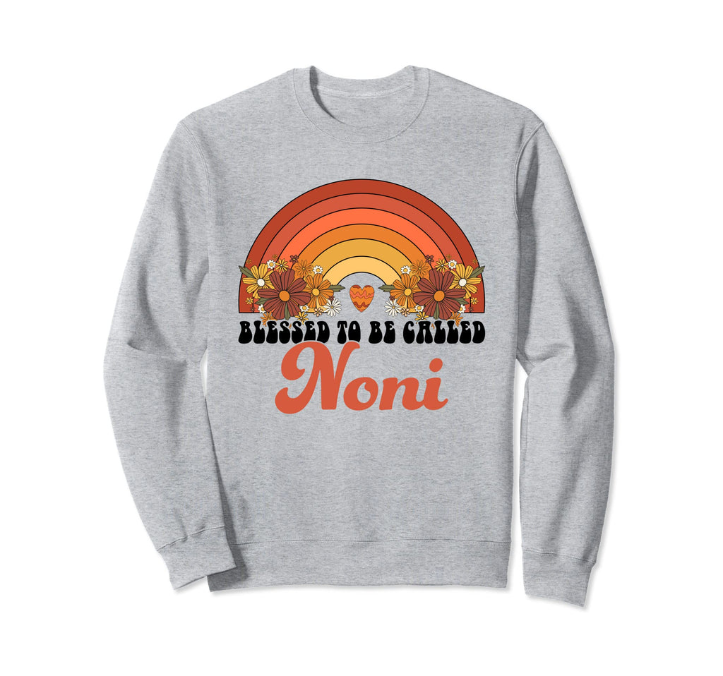 Blessed To Be Called Noni Rainbow Sweatshirt - Graphic Print Men Women - T-Shirt, Sweatshirt, Hoodie