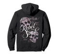 Back Y2K Streetwear Skull Hoodie - Fun Novelty Design Men Women - T-Shirt, Sweatshirt, Hoodie