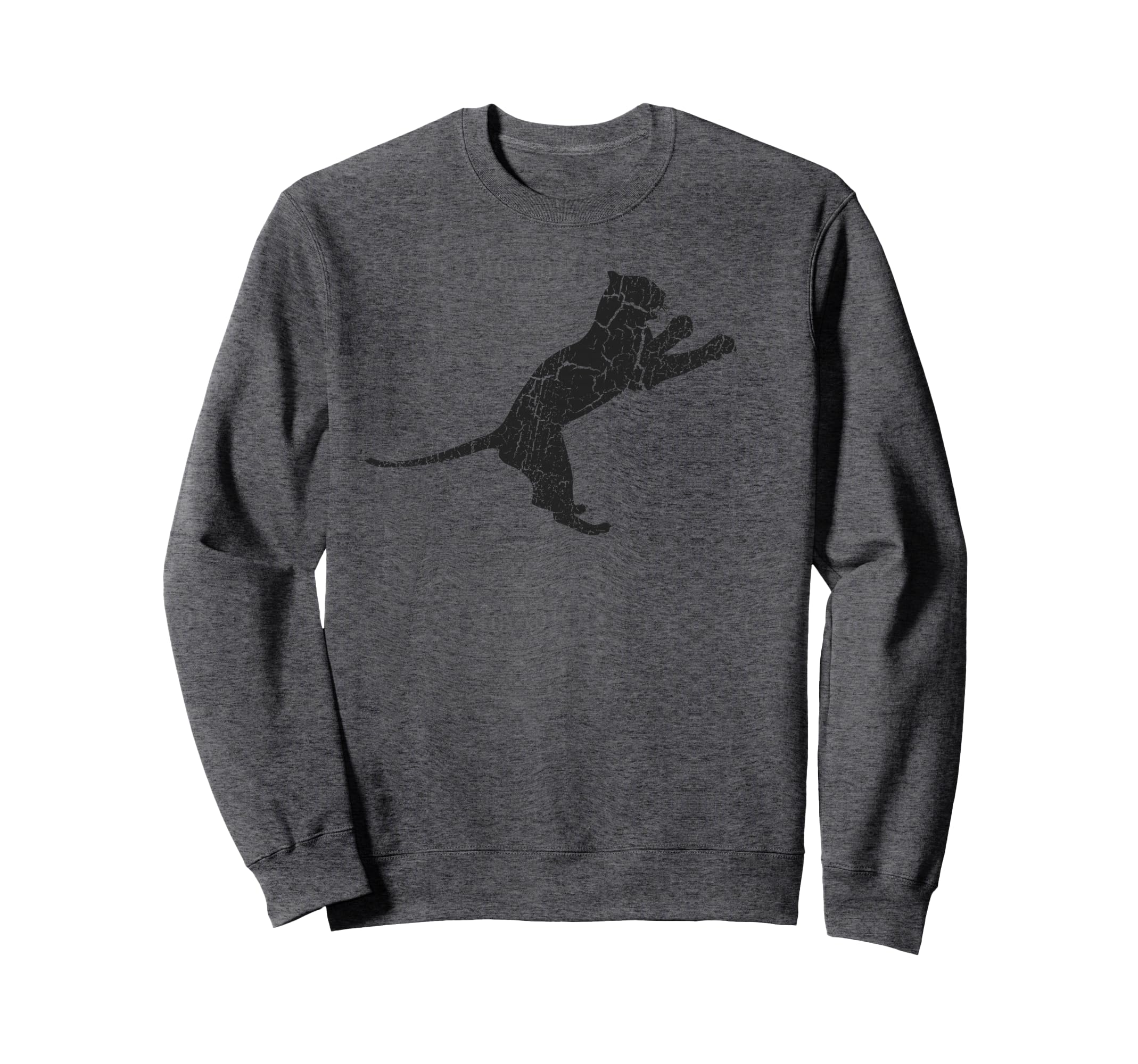 Jaguar Distressed Jaguar Sweatshirt - Trendy Graphic for Adults - T-Shirt, Sweatshirt, Hoodie