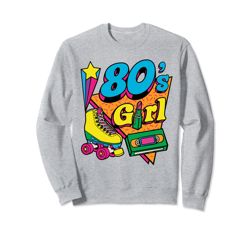 80S Roller Skater Music Lover Skate Sweatshirt - Trendy Graphic Unisex - T-Shirt, Sweatshirt, Hoodie