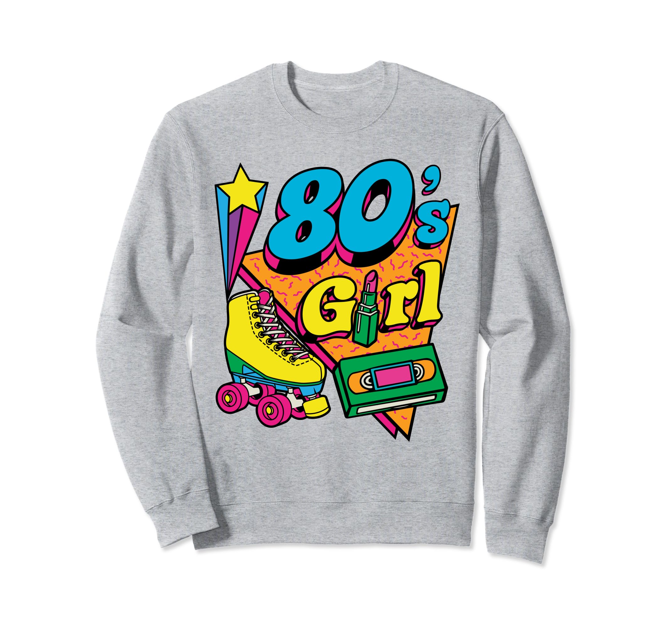 80S Roller Skater Music Lover Skate Sweatshirt - Trendy Graphic Unisex - T-Shirt, Sweatshirt, Hoodie
