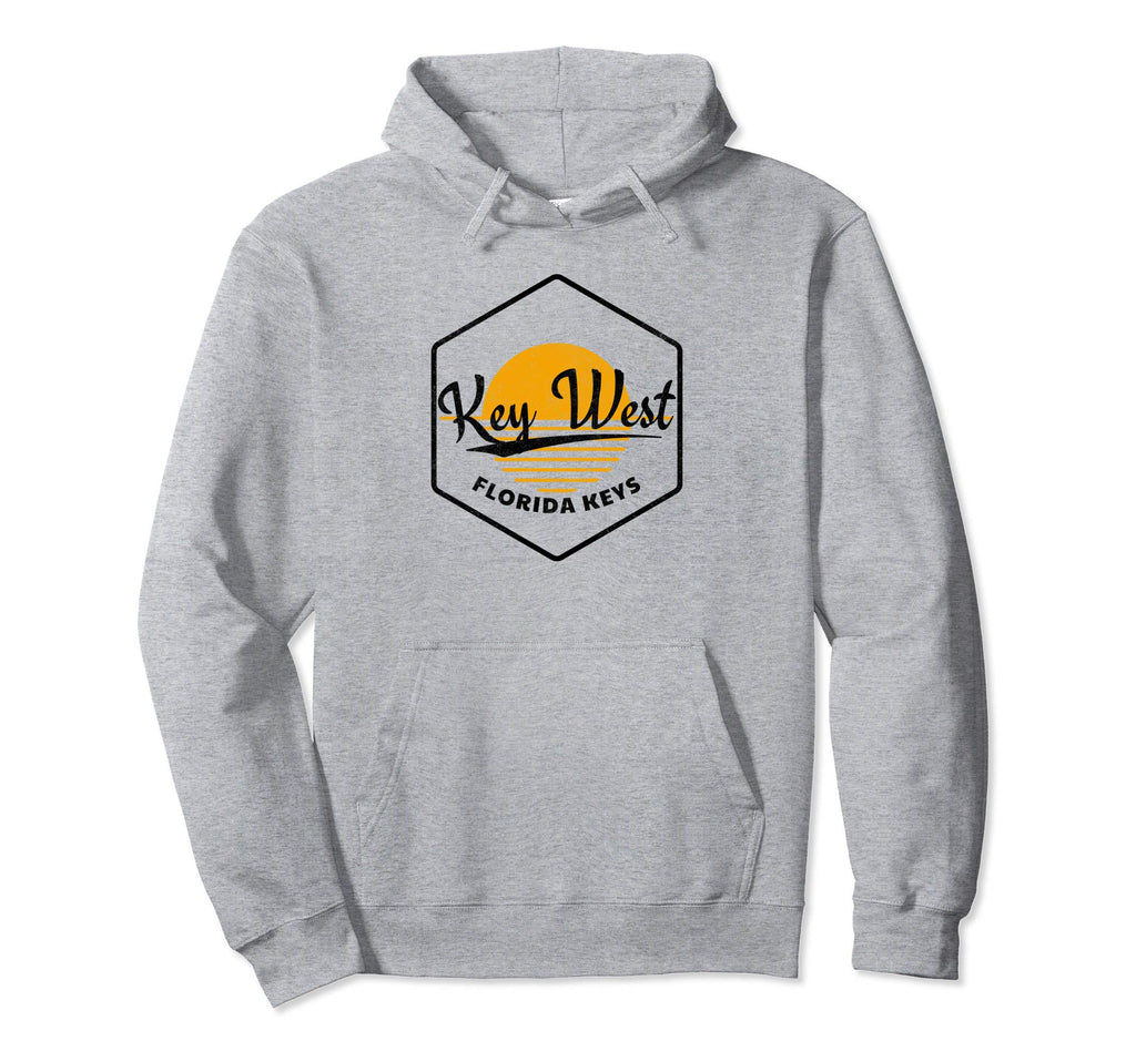 Key West Florida Keys And Distressed Hoodie - Unique Graphic Men Women - T-Shirt, Sweatshirt, Hoodie
