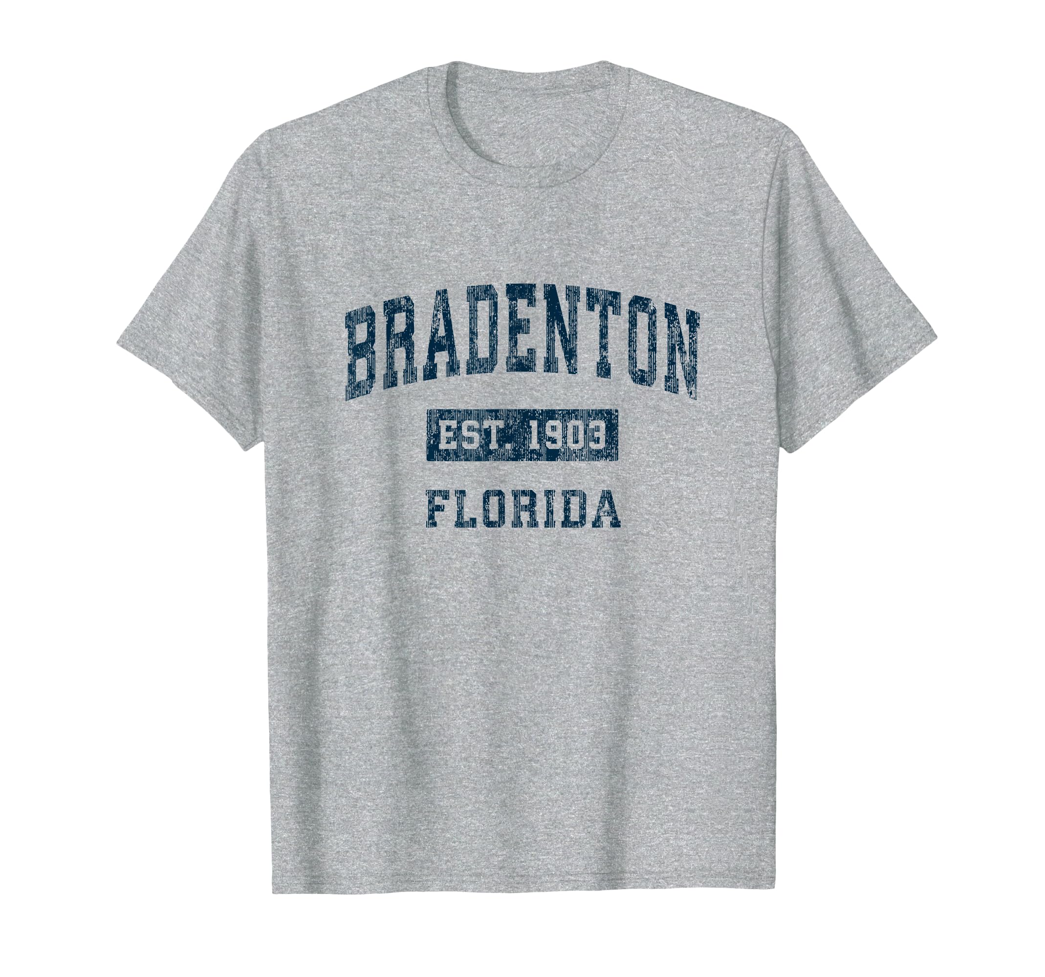 Bradenton Florida Fl Sports Navy T-Shirt - Unique Graphic Men Women - T-Shirt, Sweatshirt, Hoodie