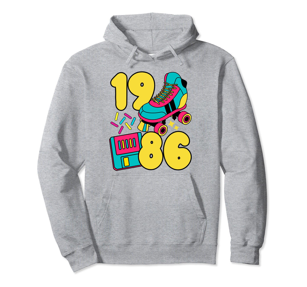 1986 Slow Tec 80S Candy Roller Rink Hoodie - Fun Novelty Design Unisex - T-Shirt, Sweatshirt, Hoodie