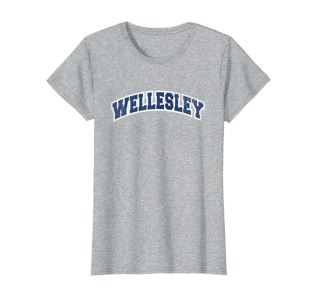 Wellesley Massachusetts Varsity T-Shirt - Unique Graphic Men Women - T-Shirt, Sweatshirt, Hoodie