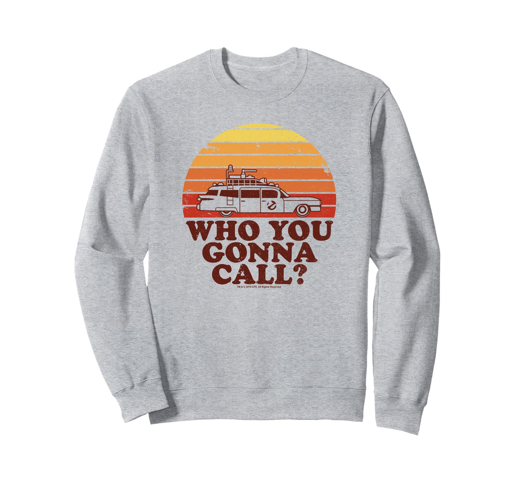 Ghostbusters Who You Gonna Call Sweatshirt - Fun Novelty Design for Adults - T-Shirt, Sweatshirt, Hoodie