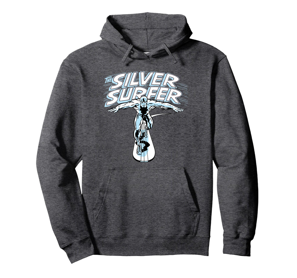 Marvel Fantastic Four Silver Surfer Hoodie - Minimalist Print Men Women - T-Shirt, Sweatshirt, Hoodie