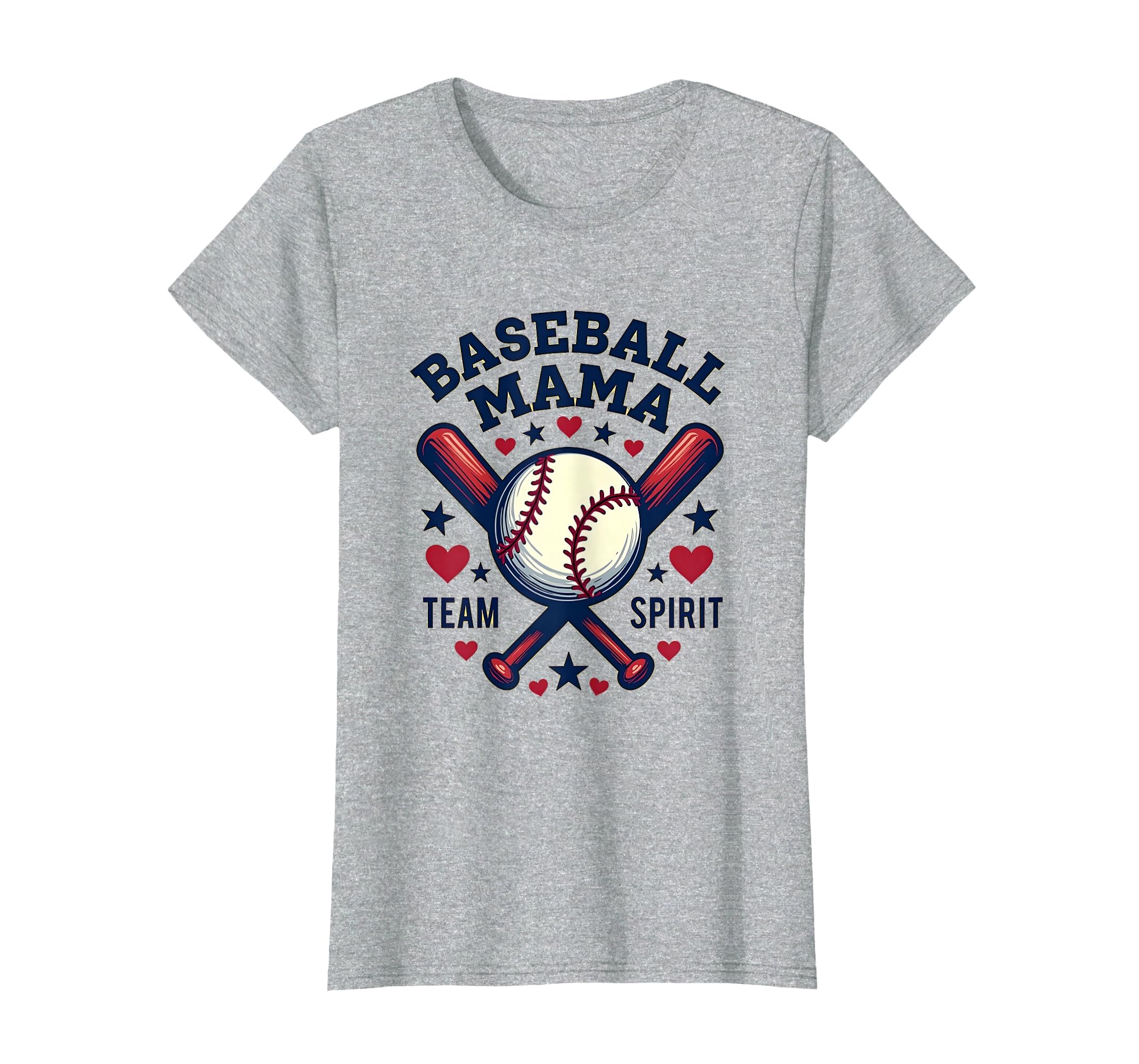 Baseball Mama Team Spirit T-Shirt - Unique Graphic for Adults - T-Shirt, Sweatshirt, Hoodie