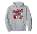 Baseball Coquette Bow Baseball Cheer Mom Hoodie - Trendy Graphic Men Women - T-Shirt, Sweatshirt, Hoodie