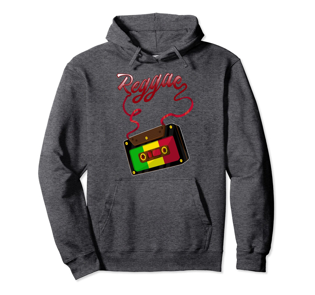 Reggae Music Cassette Tape Jamaica Rasta Hoodie - Trendy Graphic Unisex - T-Shirt, Sweatshirt, Hoodie