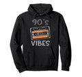 Funny 90S Vibe Party Compact Cassette Hoodie - Fun Novelty Design Unisex - T-Shirt, Sweatshirt, Hoodie