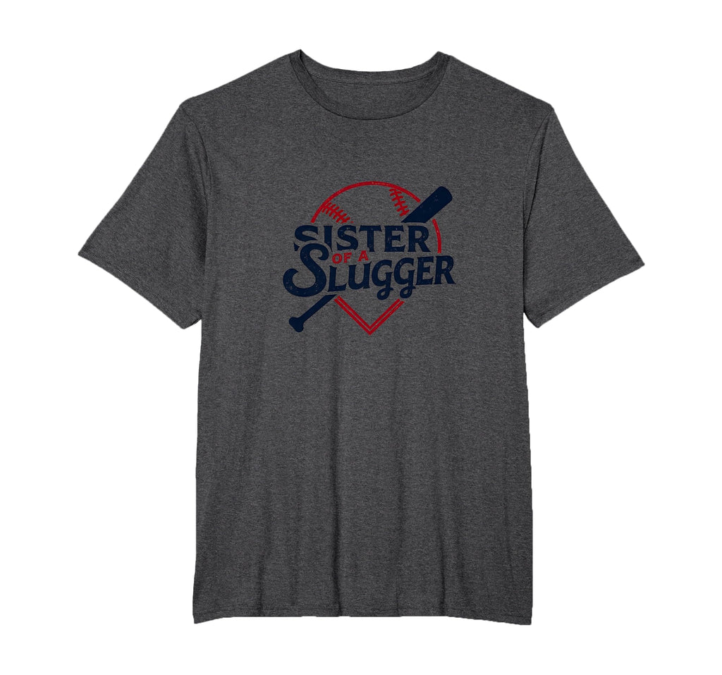 Baseball Sister Sister Slugger Sports T-Shirt - Minimalist Print Unisex - T-Shirt, Sweatshirt, Hoodie