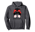 Mom Life Softball Baseball Mom Hoodie - Streetwear Style for Adults - T-Shirt, Sweatshirt, Hoodie